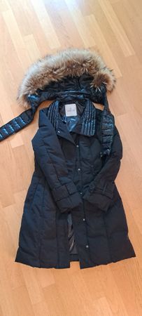 MONCLER Daunenmantel, schwarz, Gr 0 (XS)