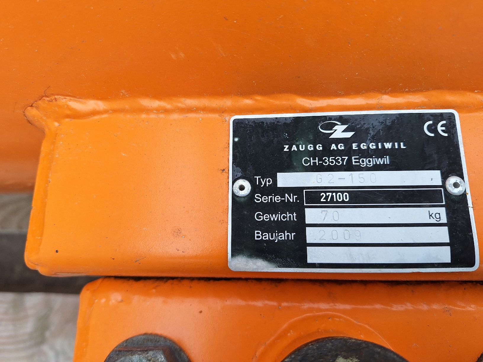 Zaugg Schneeräumung: Lame à neige Zaugg – Gebraucht aus vendlincourt von keme 1