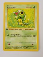 🐛 Base Set – 1st Edition Shadowless Caterpie – Englisch