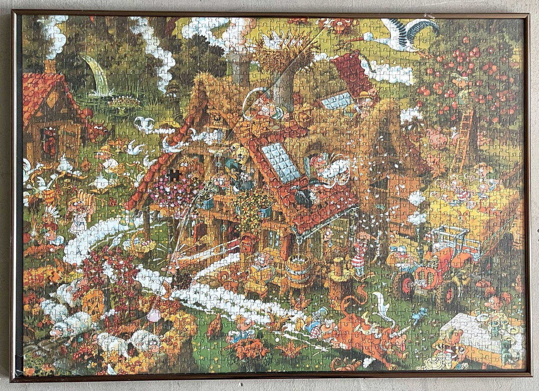Puzzle: Puzzle  - Gerahmt - 84 x 60cm – Usato da Oftringen venduto da Vucki