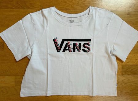 T-shirt Vans blanc à fleurs taille L occasion