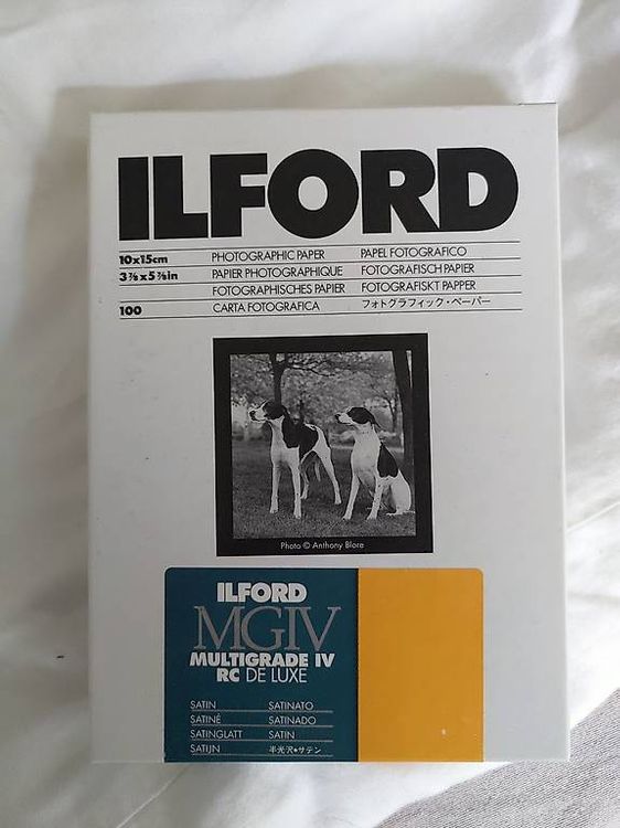 Lot De Papier Photographique ILFORD - Tirage Argentique Occasion