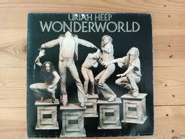 Uriah Heep - Wonderworld LP - Top Zustand - Rarität!