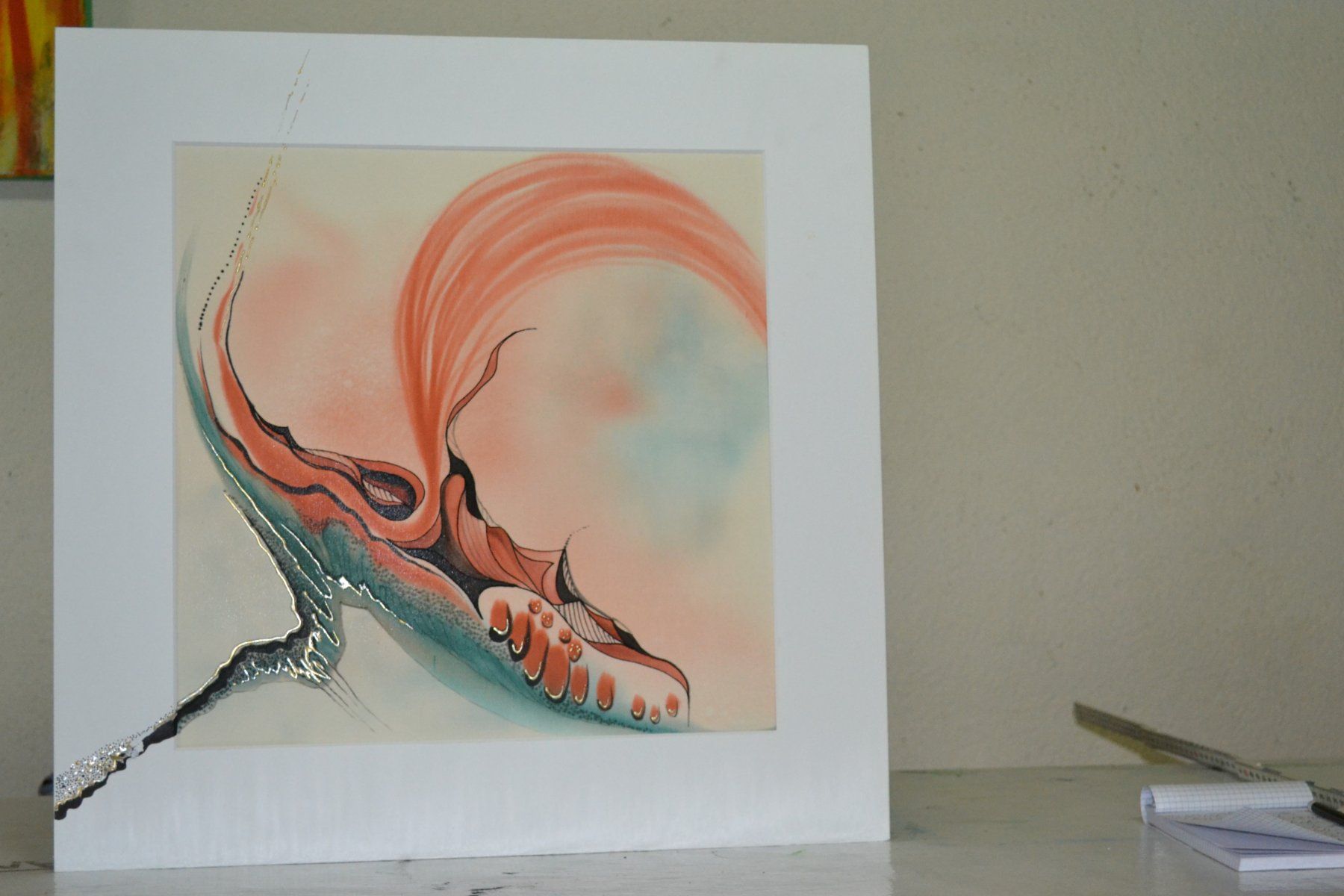 Foto & Immagini: 50x50 Aquarell-Seide – Nuovo (secondo la descrizione) da Wolfhalden venduto da Zinauktion