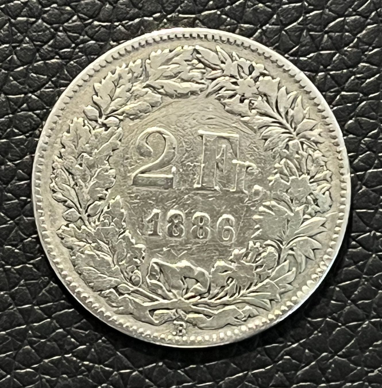 Tutti le monete: Schweizer 2 Franken Silbermünze 1886 – Usato da Zürich venduto da baracuda8048