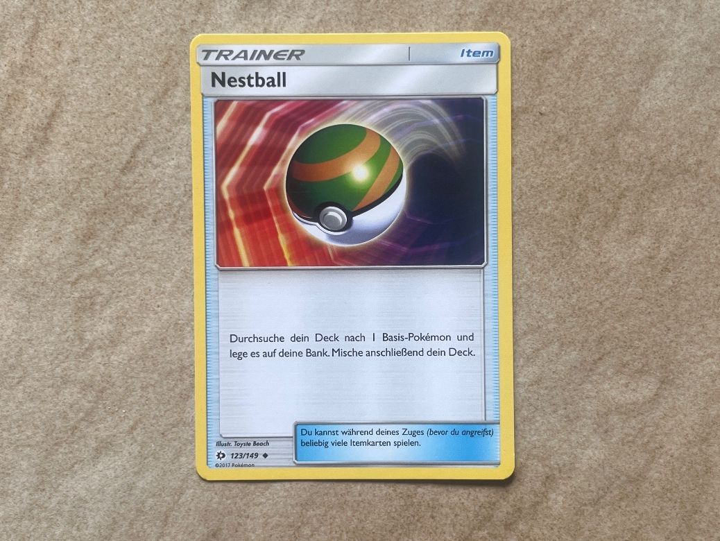 Pokémon Carte collezionabili: Carte Pokemon Nestball - Sun & Moon - DE – Usato da Vernayaz venduto da Darkfrost