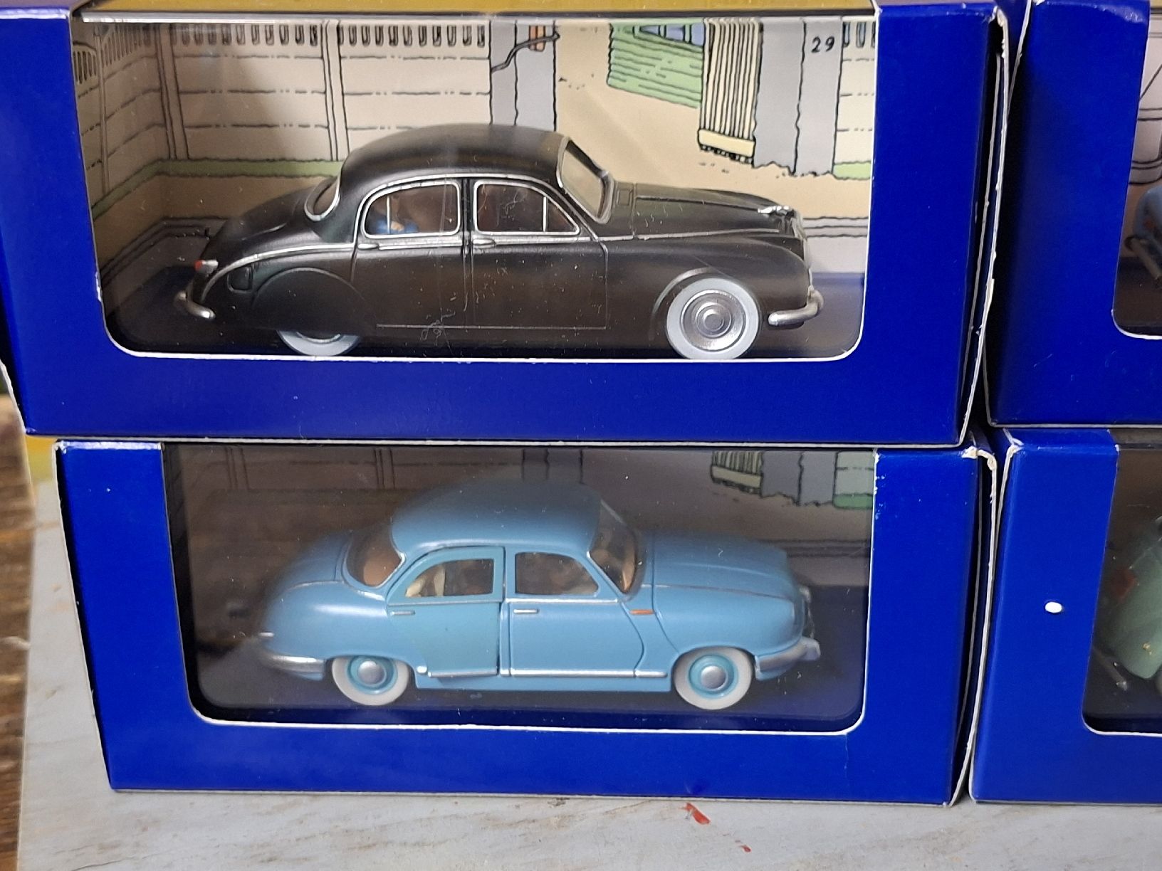 Modellautos: 6 voitures collection Tintin – Neu (gemäss Beschreibung) aus Monthey von Jmbois 1