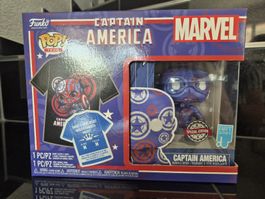 Figurine Funko Pop! Captain America T-shirt Special Edition