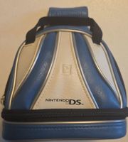 Nintendo DS Tasche blau/weiss aus Leder