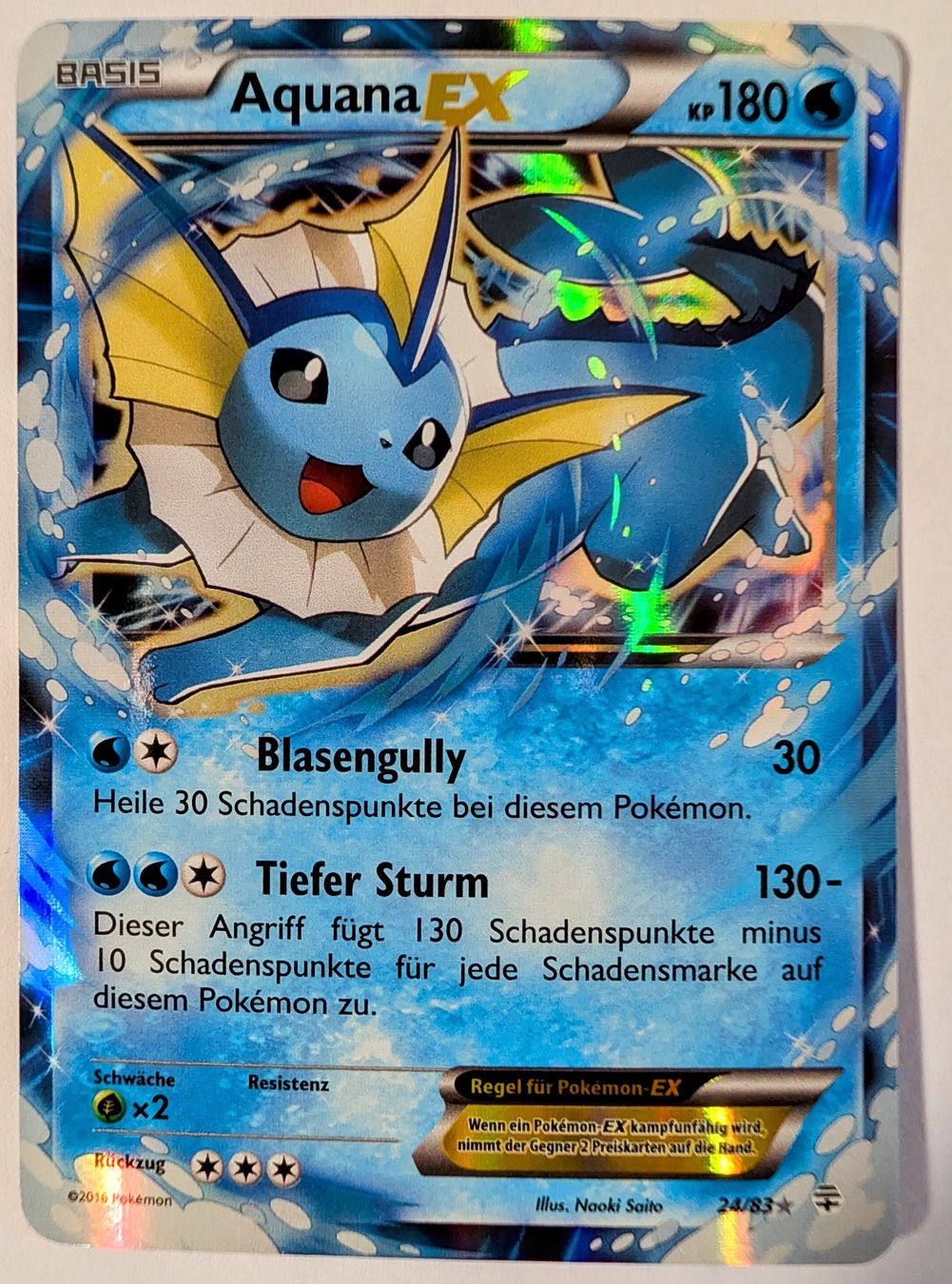 Pokémon Carte collezionabili: Aquana EX (GEN 24) – Usato da Weinfelden venduto da ChickenMAN