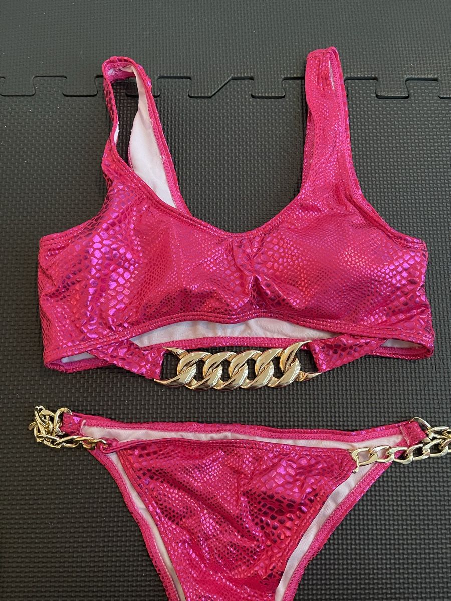 Costumi da bagno & Bikini: Wunderschönes Pinkes Bikini Neu Gr M – Nuovo (secondo la descrizione) da Bassersdorf venduto da Sandy456 3