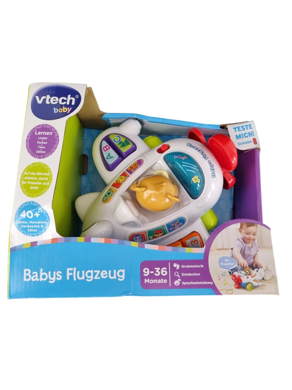 Vtech Giocattoli: VTECH BABY Babys Flugzeug – Usato da Wangen b. Olten venduto da Restwert_Wangen 1