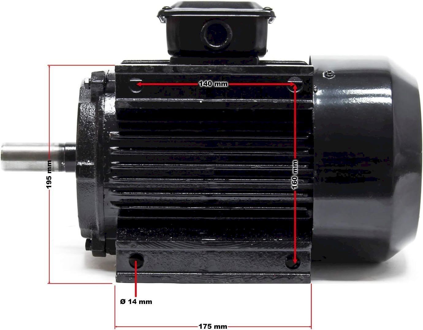 Generatori di corrente: WilTec 3-phas. Elektromotor 400V – Nuovo e nell'imballaggio originale da Bottighofen venduto da zaap 4