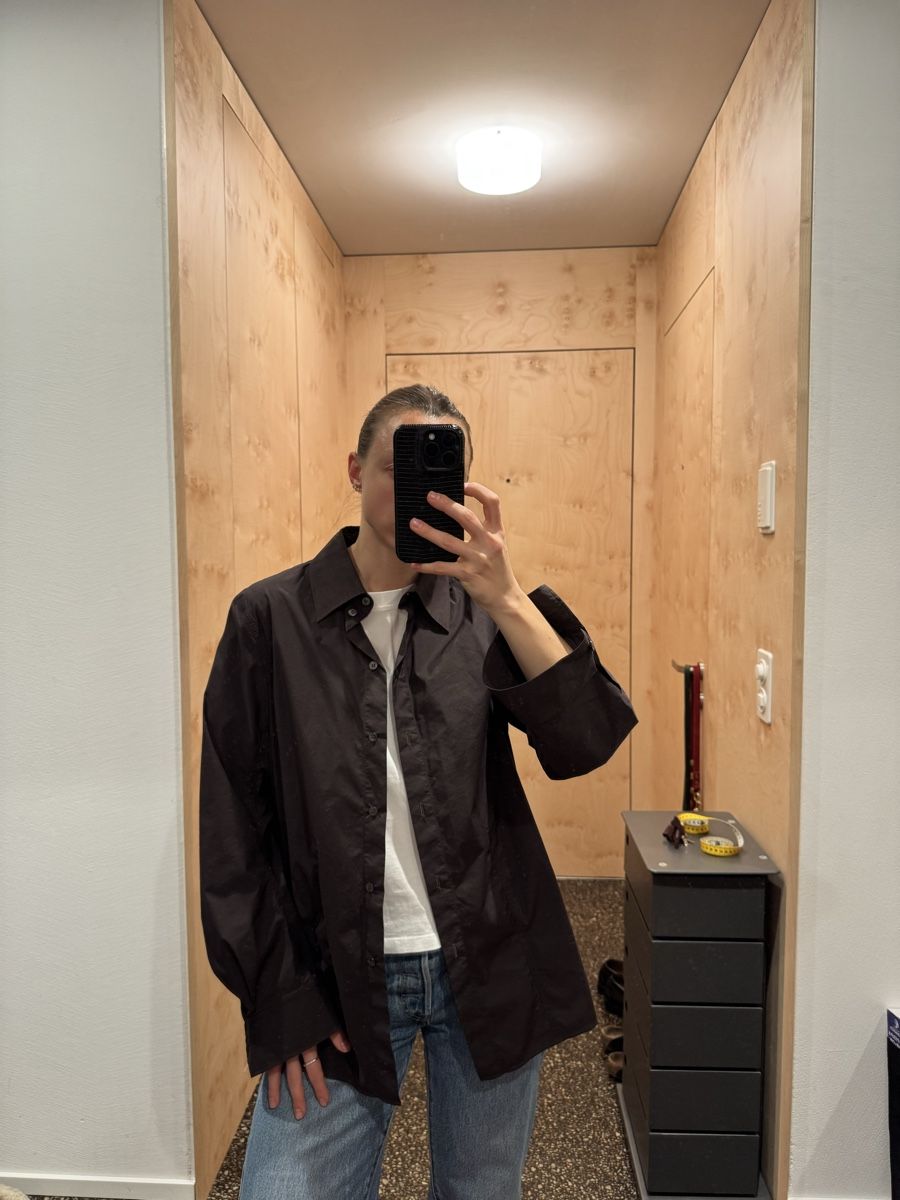 Cos Camicette: Cos oversized brown shirt size 36 – Usato da Zürich venduto da gva_r9gs 4