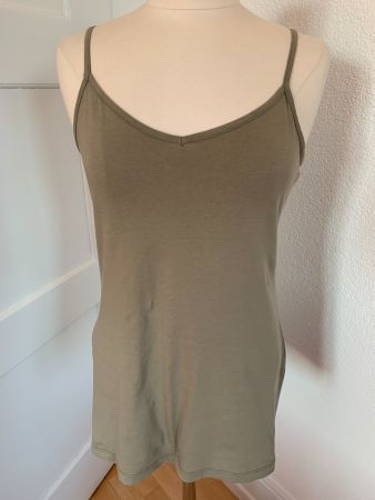 ESPRIT Damen Top, T'Shirt in Gr. M, Olivgrün, Neu