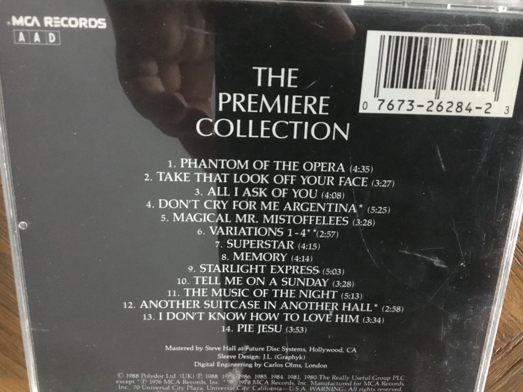 CD: Andrew Lloyd Webber - The Premiere Collection   Vol. 3 – Usato da Thierachern venduto da sweden08 1