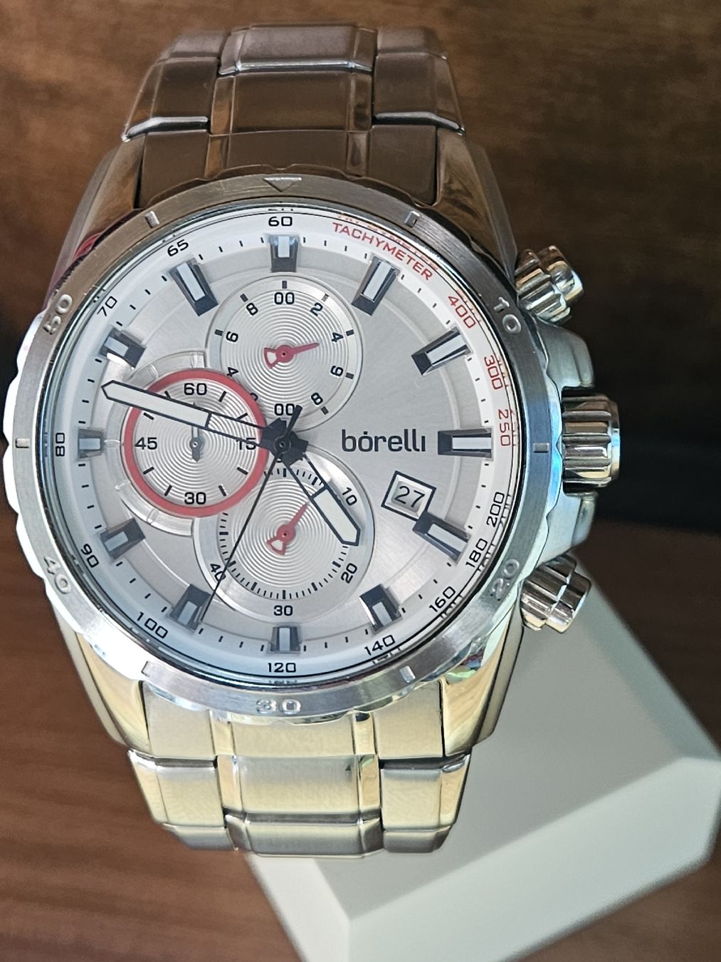 Uhren: Borelli Herrenuhr Chronograph 46mm – Gebraucht aus Flamatt von pie_f9zm 2