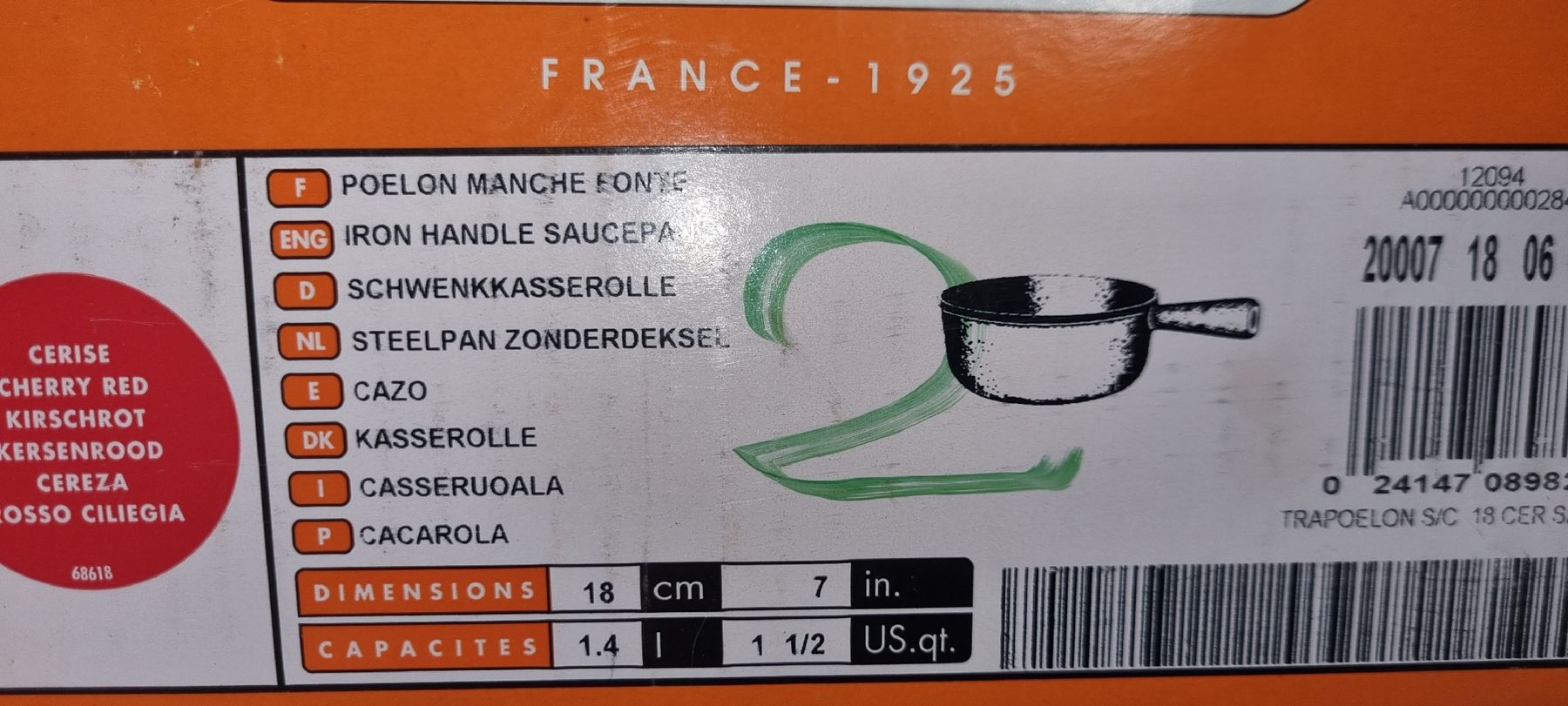 Le Creuset Pentole: Le Creuset Fondue Caquelon – Usato da Nottwil venduto da ClanNature