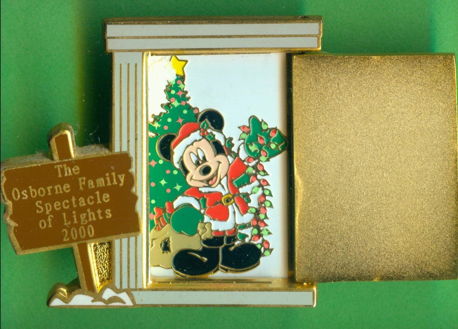Disney Placchette & Badge: Disney  MICKEY  Weihnachten 2000 – Usato da Winterthur venduto da Sammleroase
