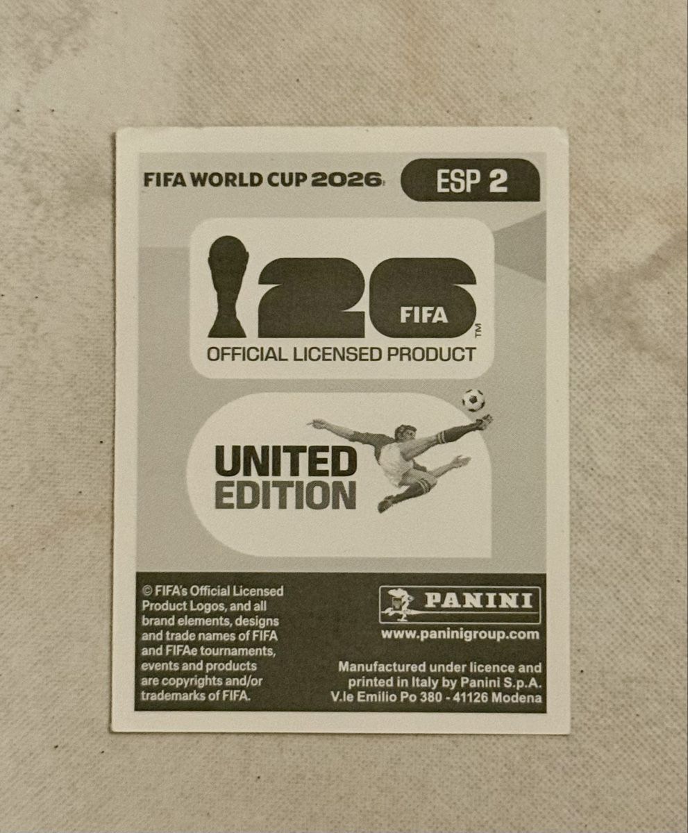 Panini Sammelbilder & Trading cards: Panini WM 2026!!! ESP 2 – Neu (gemäss Beschreibung) aus Oberentfelden von NunoLouro 1