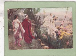 Italien Kitsch Kunst  Dante und Matilda