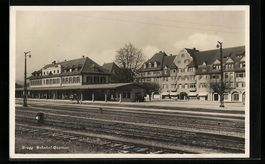 AK Brugg, Bahnhof-Quartier, 1934