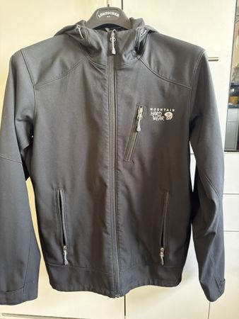 Mountain Hardwear Softshell Jacke schwarz Grösse M gebraucht
