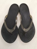 🤩CROCS FLIP-FLOPS SCHUHE MIAMI, GRÜN, DURCHGELAUFEN