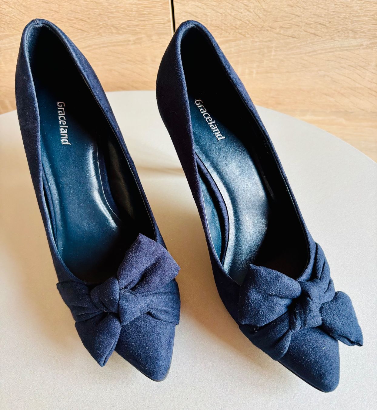 Graceland Scarpe da donna: Pumps, Gr. 36, Dunkelblau, Wildlederoptik – Usato da Iseltwald venduto da Tessin61