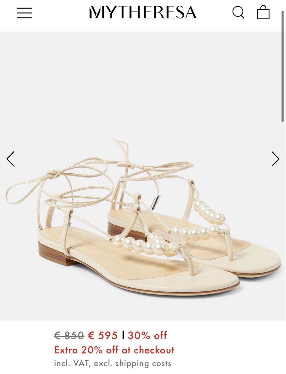 Scarpe da donna: Magda Butrym Sandale Perlen – Usato da Zug venduto da sschnide92 2