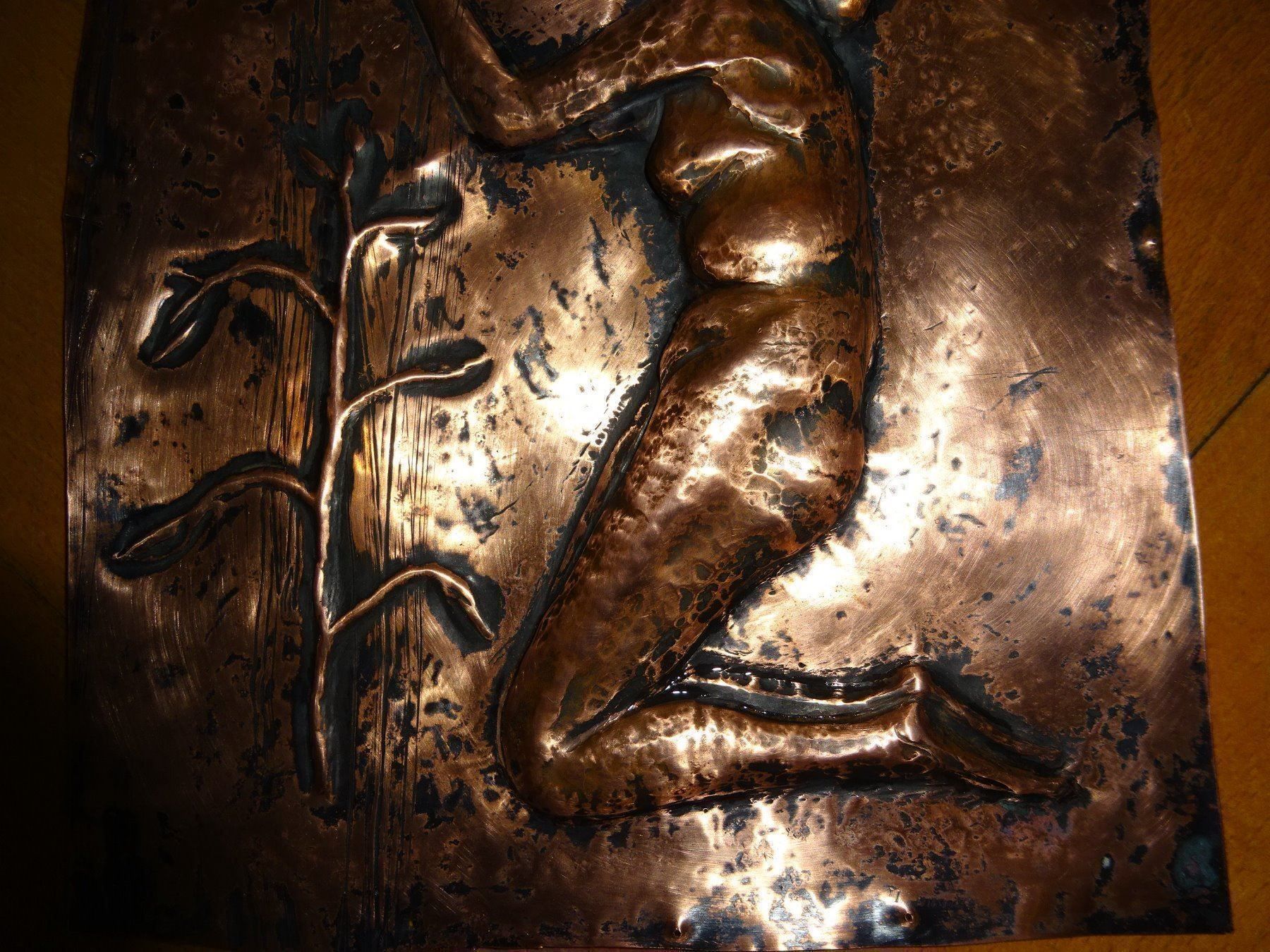 Sculture & Statue: Akt Relief / Kupfer – Usato da Esslingen venduto da eintagammeer 5