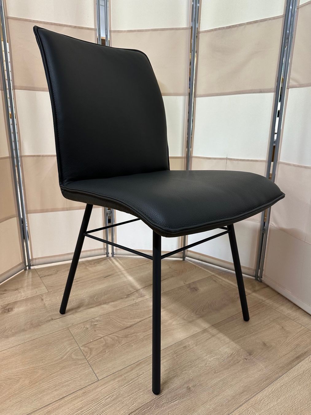 Sedie: 6 Stühle MAXIMO ELEGANT von Wimmer Leder anthrazit – Nuovo (secondo la descrizione) da Unterentfelden venduto da moebelrufli