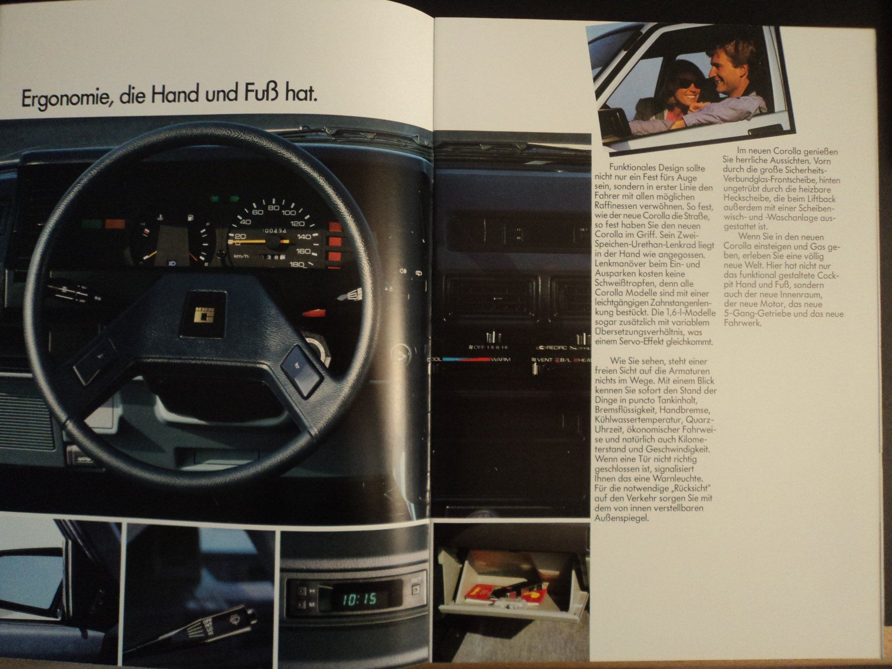 Toyota Documenti: Prospekt Toyota Corolla 1983 mit Coupé GT – Usato da Schwarzenburg venduto da modelCARama 3