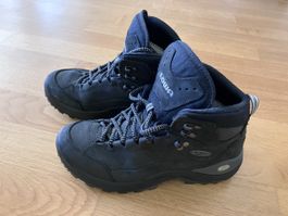 Wanderschuhe Lowa Strato II Mid WS schwarz Grösse 38