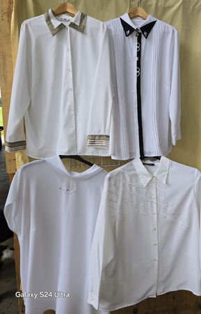 4er Set Blusen, Gr. 52, verschiedene Designs