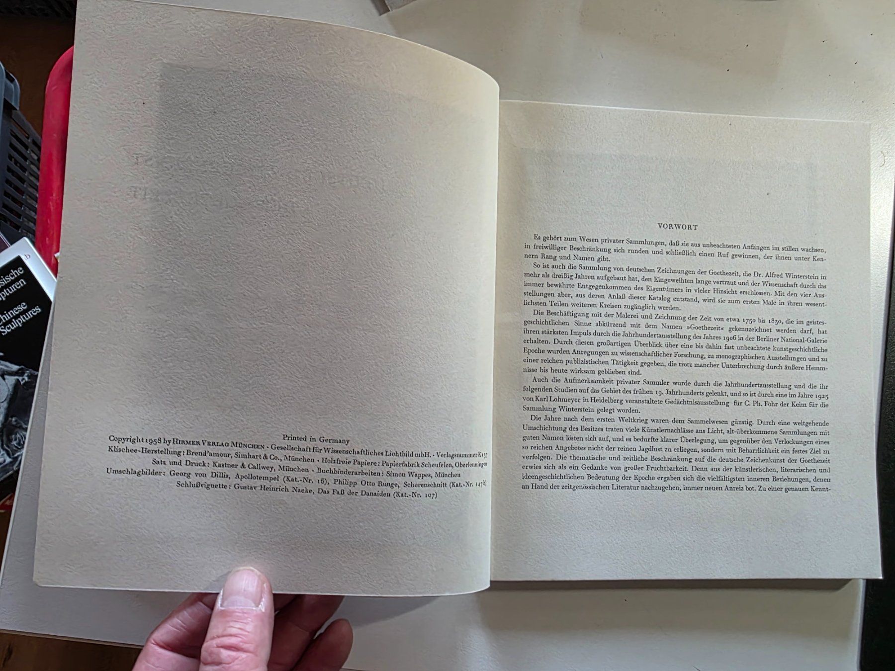 Libri: Deutsche Zeichenkunst der Goethezeit - 1958 – Usato da Walterswil BE venduto da Lonitti 2