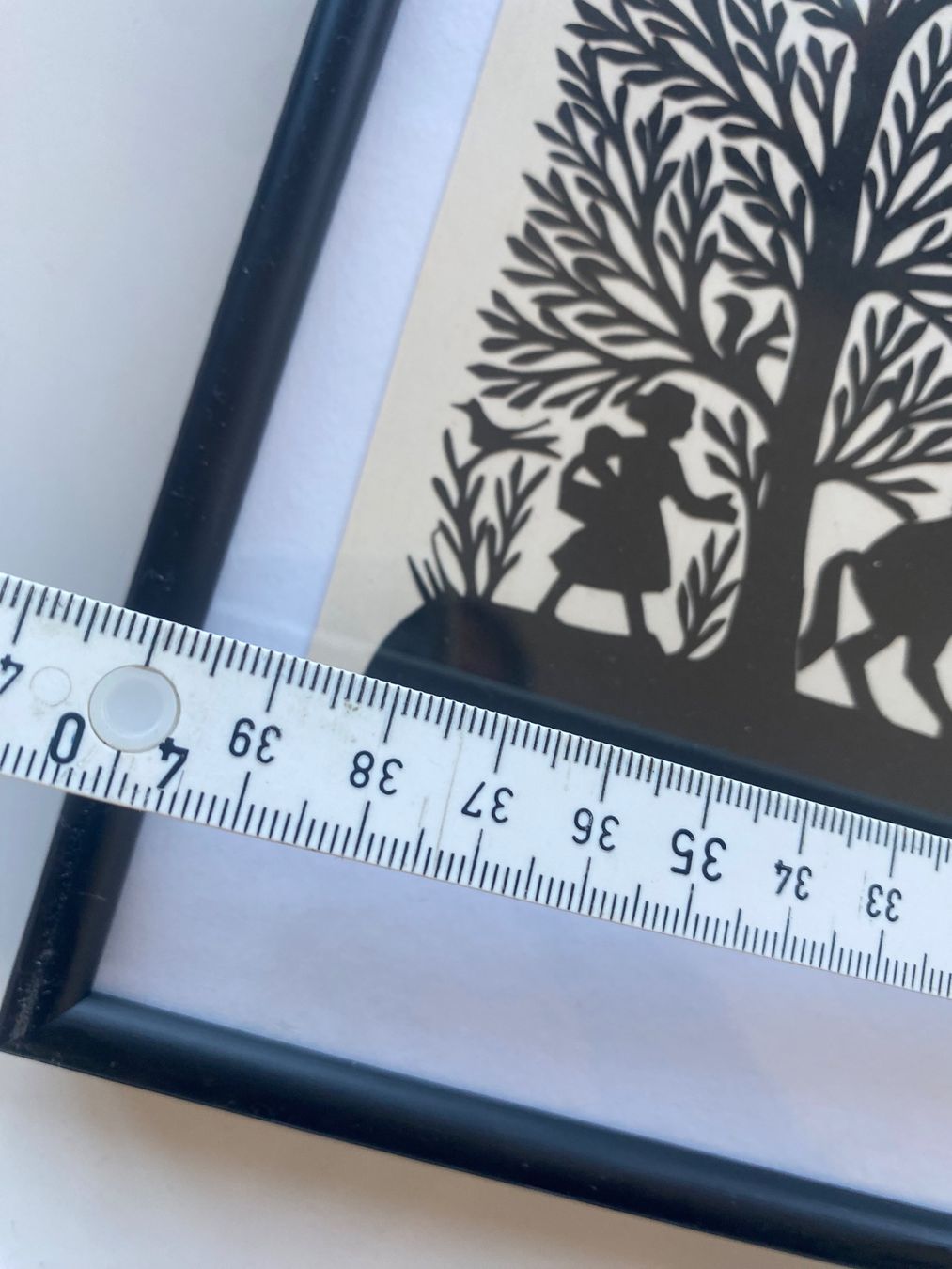 Grafica & Litografie: David Regez, Scherenschnitt "Reiter im Wald" – Usato da solothurn venduto da soko75 6