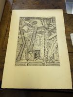 VUILLARD Roger 1907-1989 Samson I Dragon  Temple Litho sign