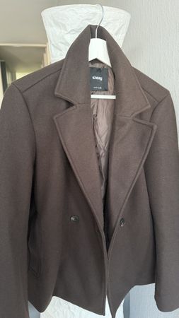 Veste courte Sinsay marron, style caban, taille L 40