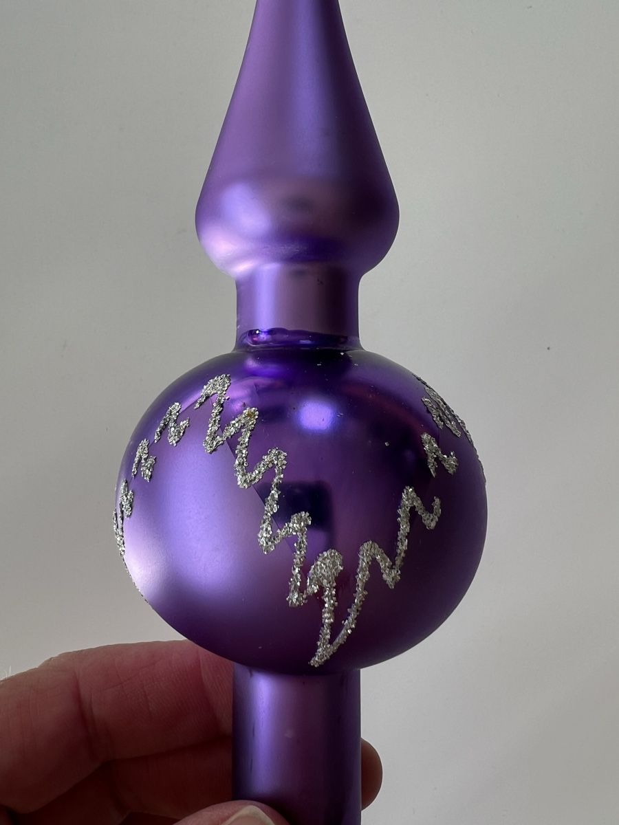 Tutte le decorazioni: Violett Weihnachts Baumspitze  – Usato da Uerikon venduto da Saffagirl 7