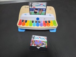 Baby Einstein Magic Touch Piano mit 5 Musikkarten, wie neu!