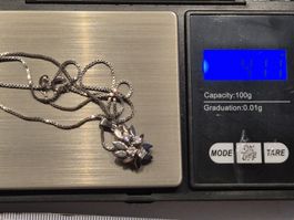 Silberkette Silber Anhänger 4.1 Gramm, Top Zustand Schmuck