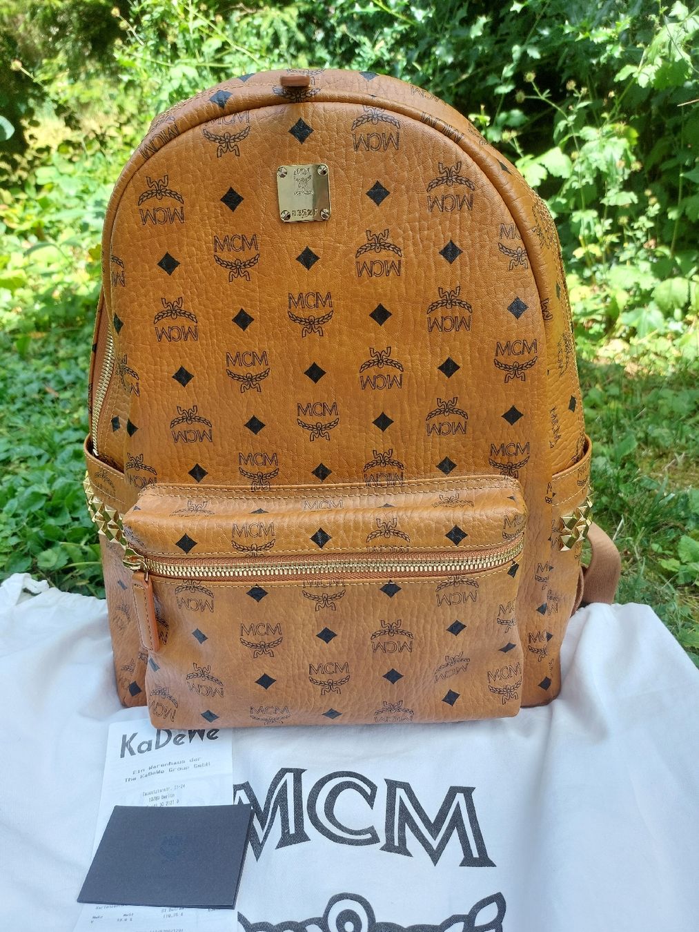 Mcm Zaini: Orig. MCM Visetos Monogram Rucksack large – Nuovo (secondo la descrizione) da Balsthal venduto da Trendline55