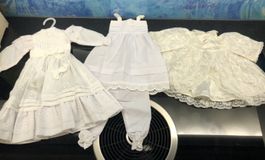 Antike Puppenkleider Taufkleid Puppe Glorex Kleider