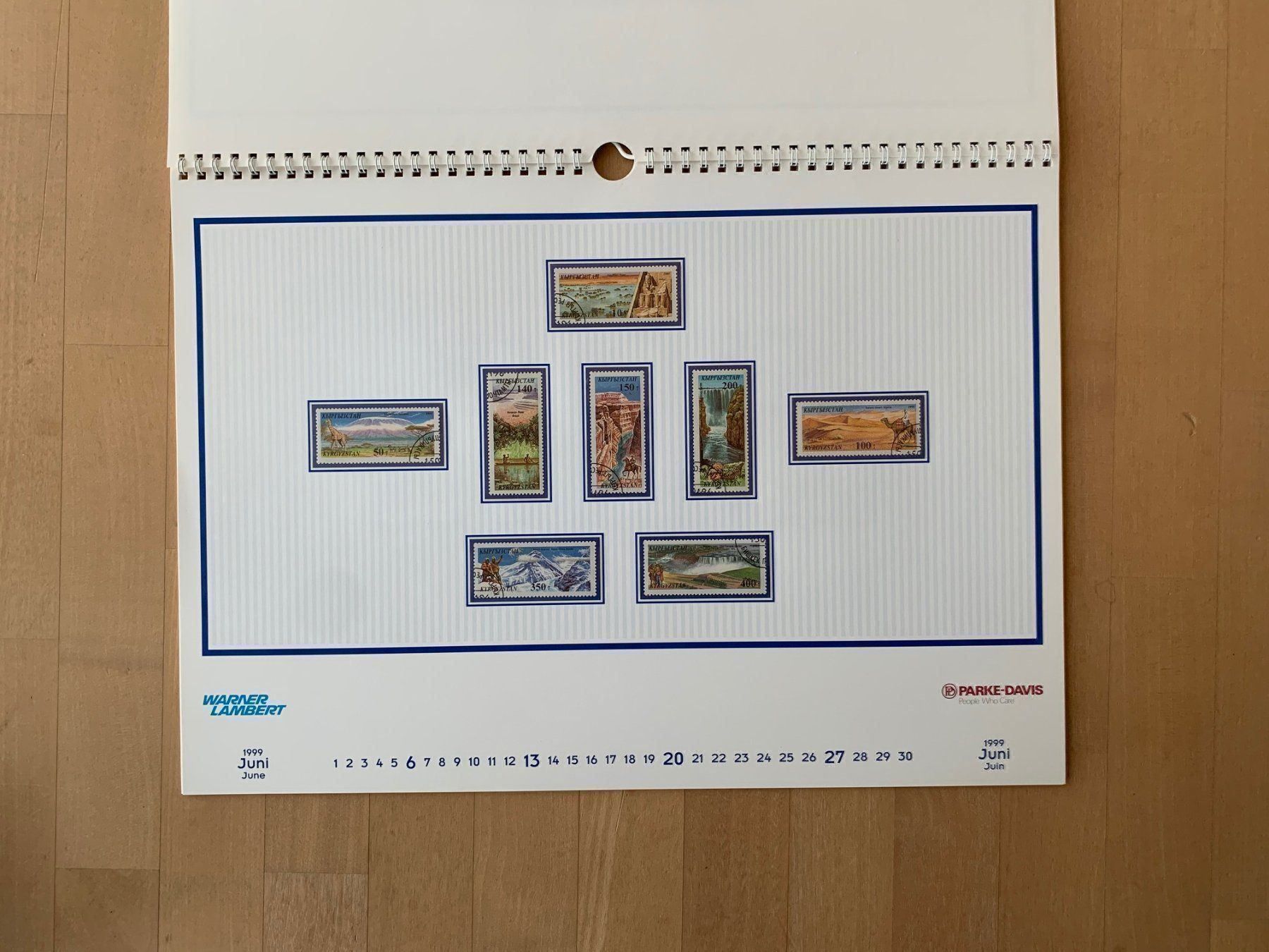 Tutti i francobolli: Briefmarkenkalender 1999 – Usato da Zollikon venduto da Xblanka 7