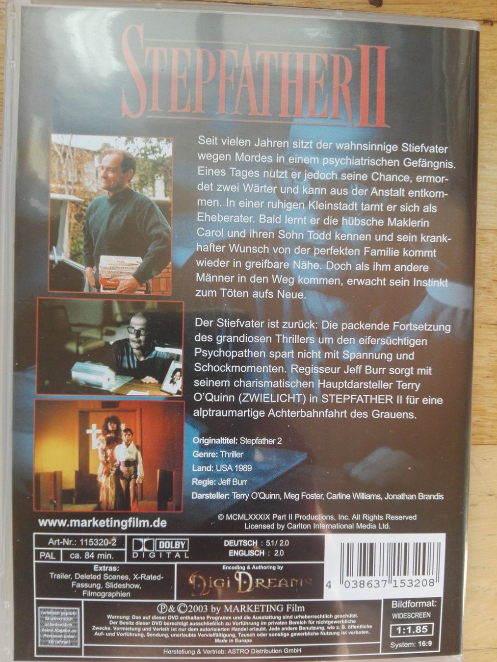 Tutti i DVDs: Stepfather - Die Trilogie  (Complete Edition Box Set) 3-DVDs – Usato da St.Gallen venduto da elk2022 5
