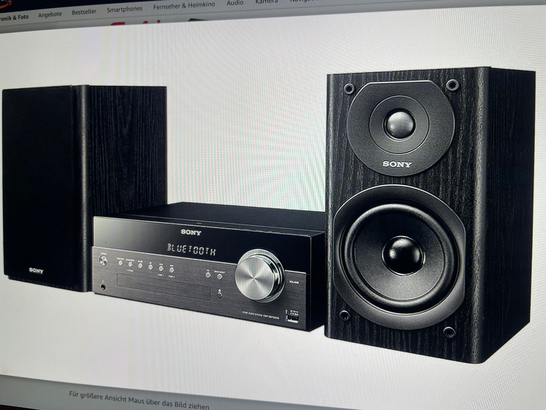 Sony Lettore multimediale & Streamer: SONY CMT-SBT300WB NETZWERK MICRO-KOMPAKT-SYSTEM – Nuovo (secondo la descrizione) da Egg b. Zürich venduto da underworld