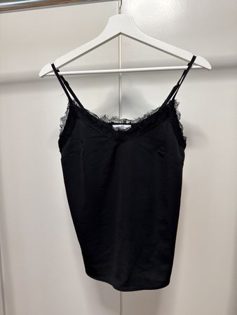 Topshop Cami Top Schwarz Gr. 36