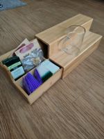 Bambus Teestation Organizer mit Schublade