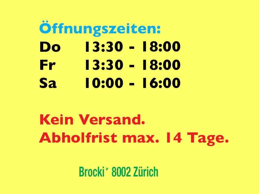 Abholbrocki ️ Selina BÄGGLI - das Pilgerheim (Gebraucht) in Zürich für ...